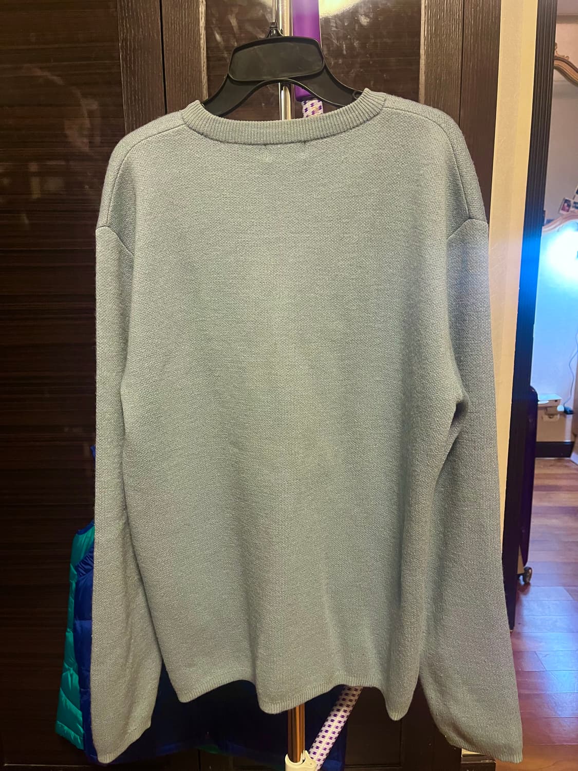 [남성S]쿠어 니트 더스티블루 상품이미지2