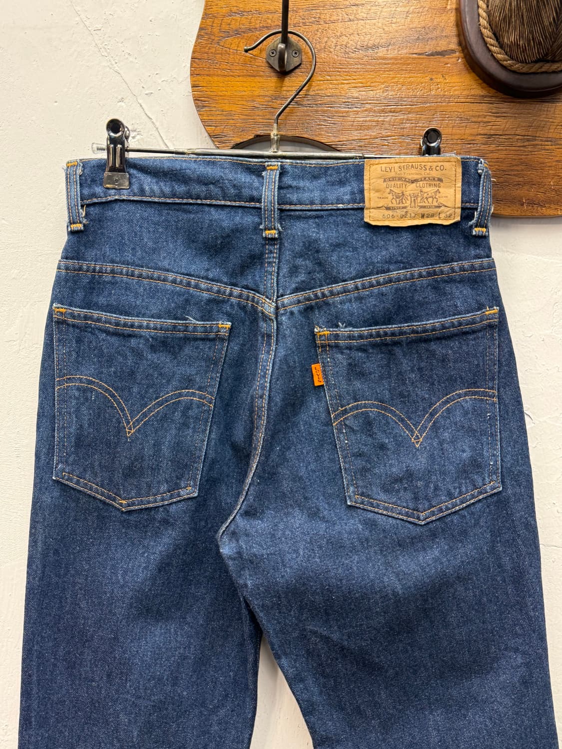 80s Levi's 606 Orange Tab Tapered Denim  상품이미지1