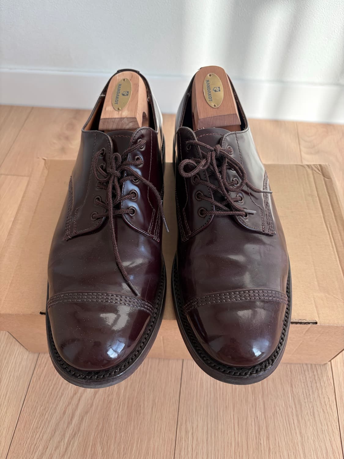 [UK7.5/265]샌더스 밀리터리더비 버건디(1128R) 상품이미지1