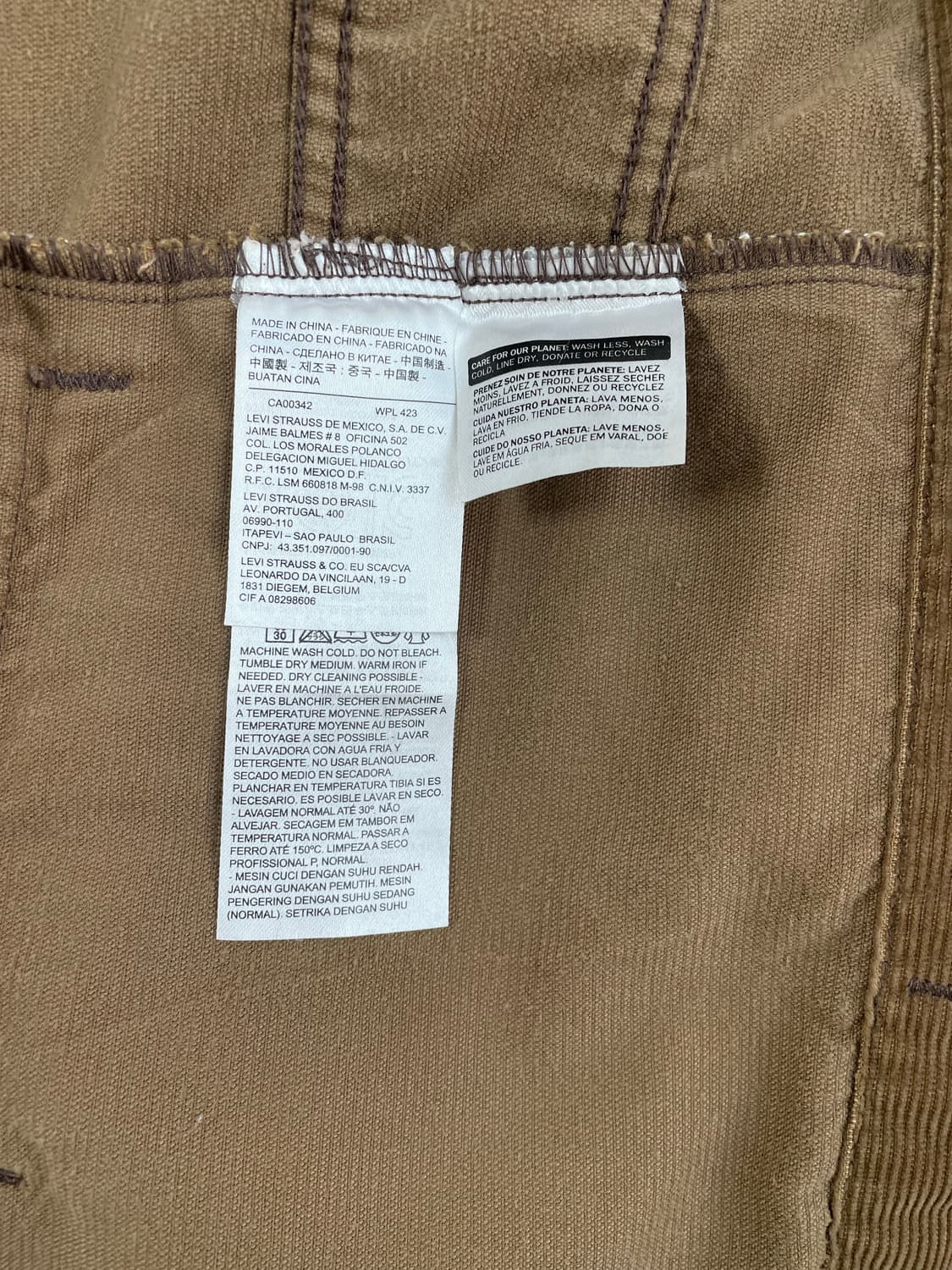 [L] 리바이스 코듀로이 트러커 자켓 상품이미지9