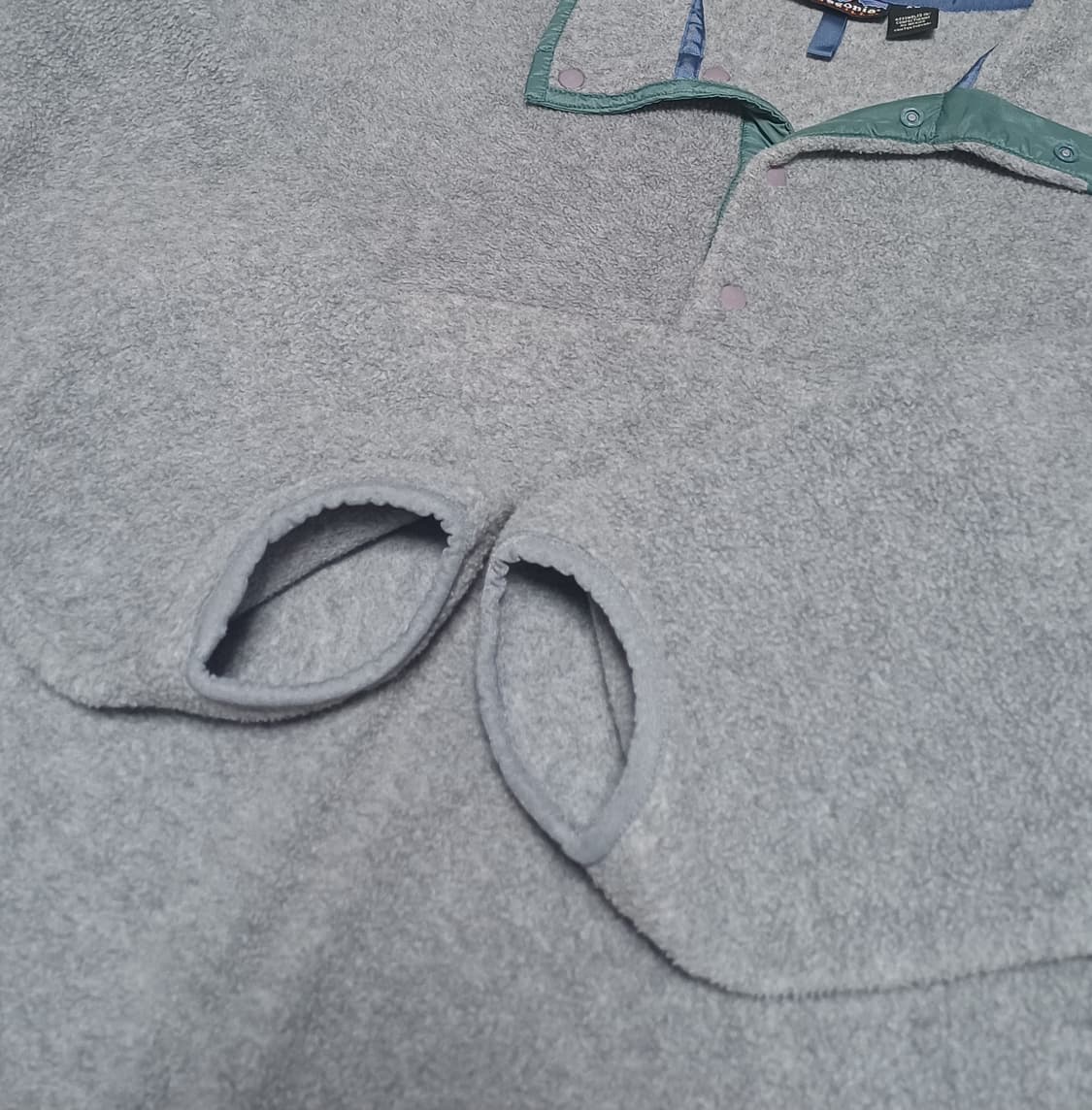 [L-XL] 파타고니아 신칠라 스냅티 올드 모델 그레이 / 블루 그린 상품이미지8