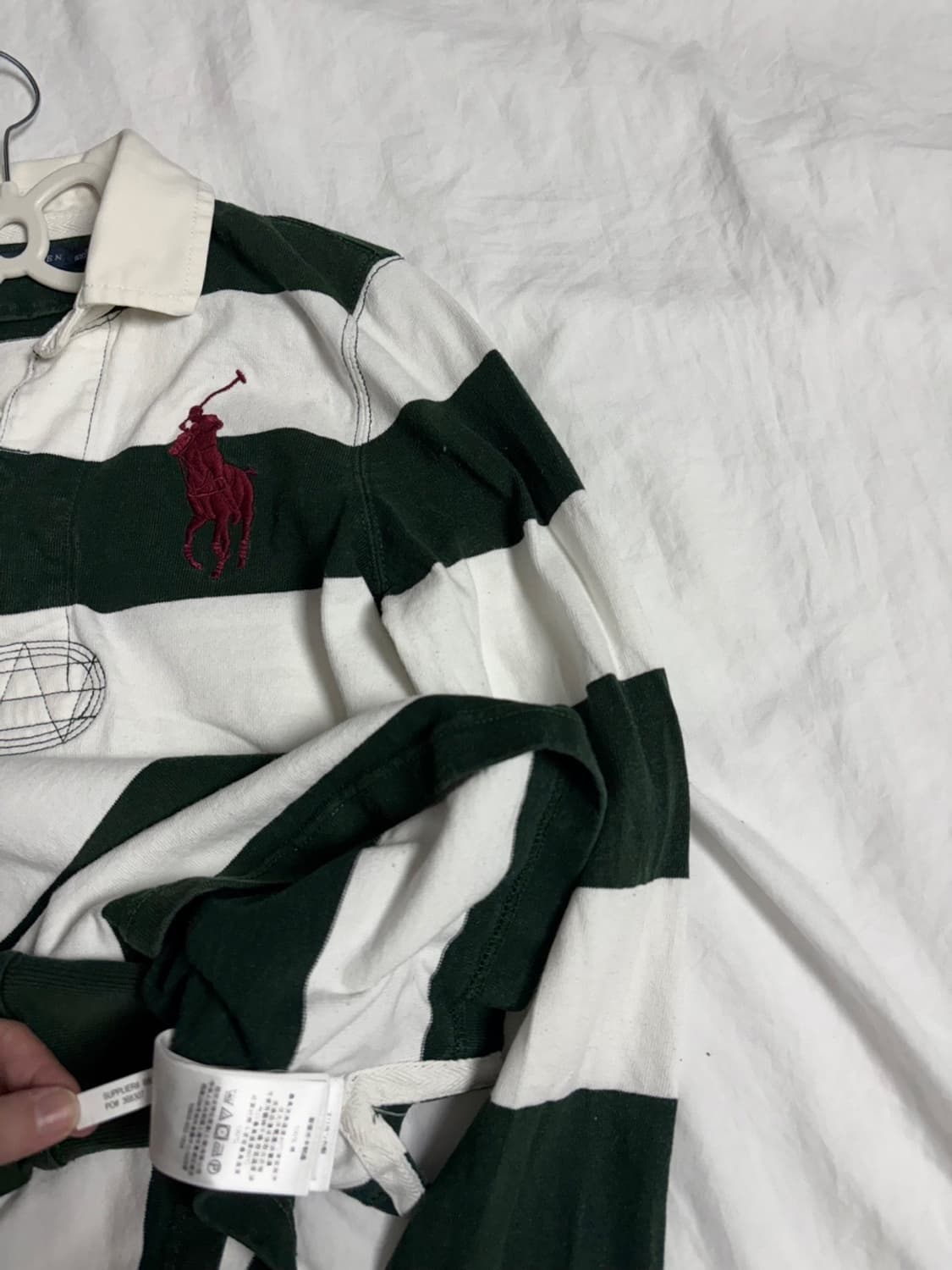 폴로 랄프로렌 빅포니 3 그린 카라 롱슬리브 상품이미지5