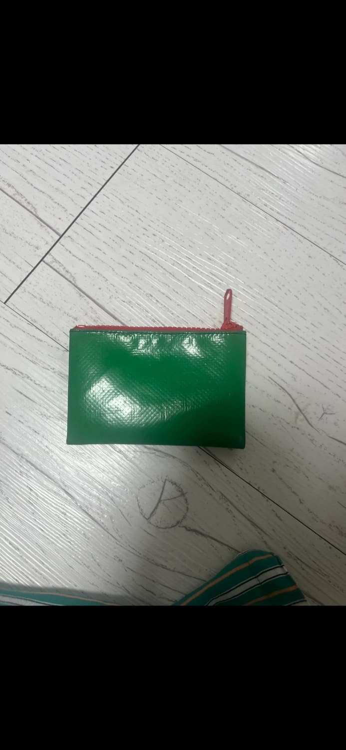 프라이탁 동전 지갑 그린/화이트 상품이미지2