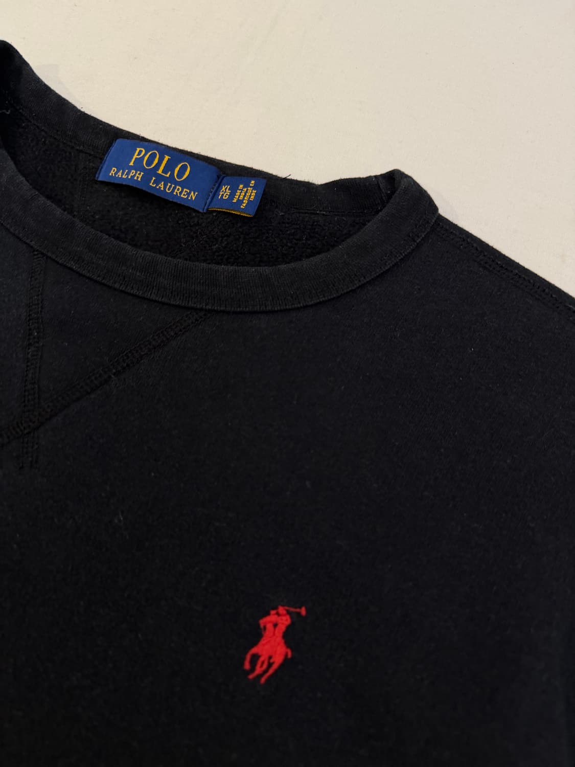 폴로 랄프로렌 맨투맨 스웻셔츠 블랙 상품이미지2