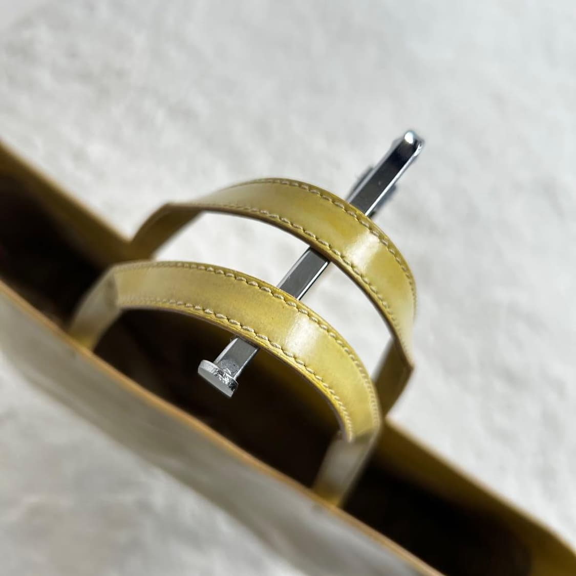 프라다 레더 토트백 옐로우 00s y2k 상품이미지7