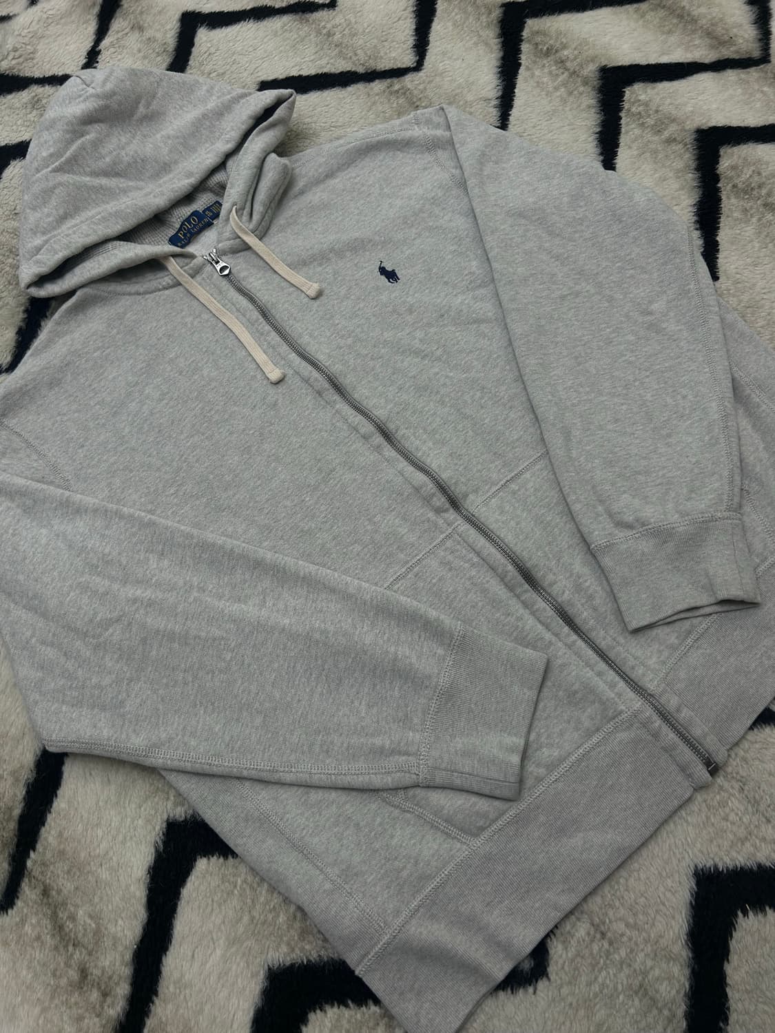 [XL]폴로랄프로렌 후드집업/멜란지그레이/기모 상품이미지2