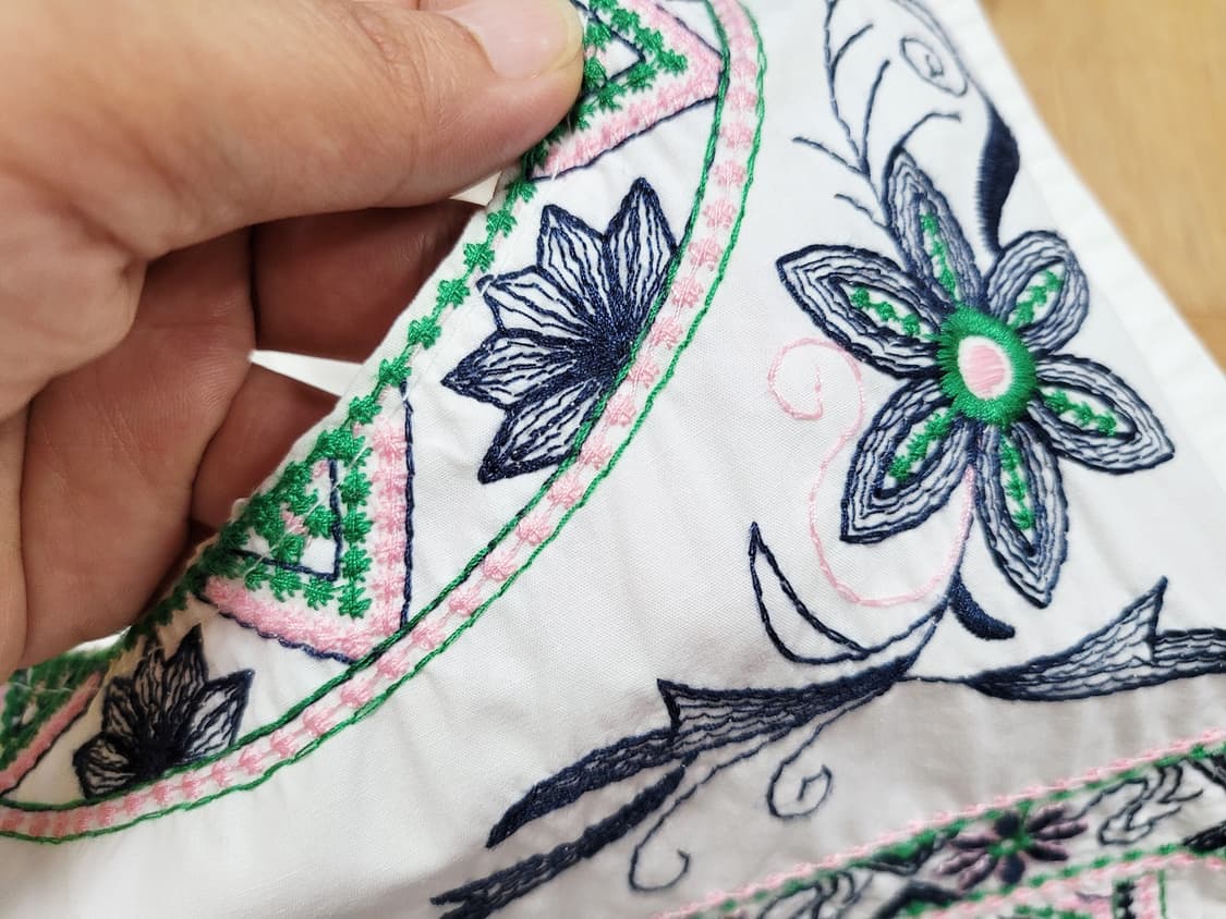 QSYR 자수원피스 프리사이즈  상품이미지3