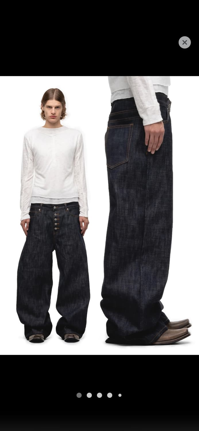 nofaithstudios 노페이스스튜디오 루즈핏 셀비지 데님 상품이미지1