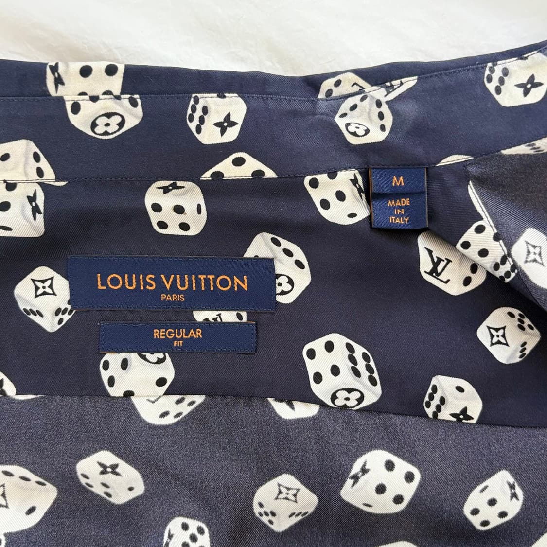 👔루이비통 주사위 실크 셔츠👔 상품이미지3