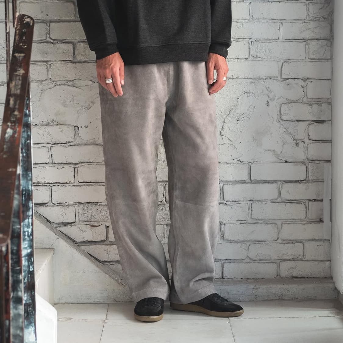 헤릴 herill 램스웨이드 팬츠 그레이 2 상품이미지7