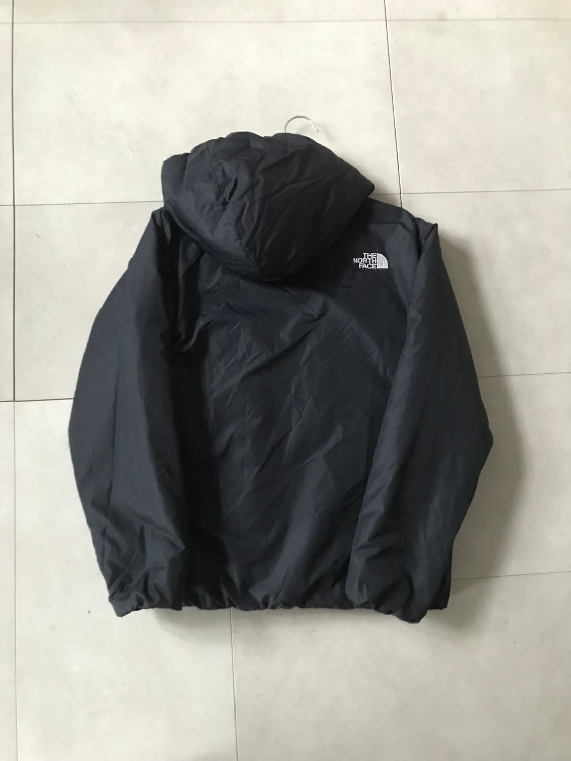 노페 블랙 후드 패딩 상품이미지8