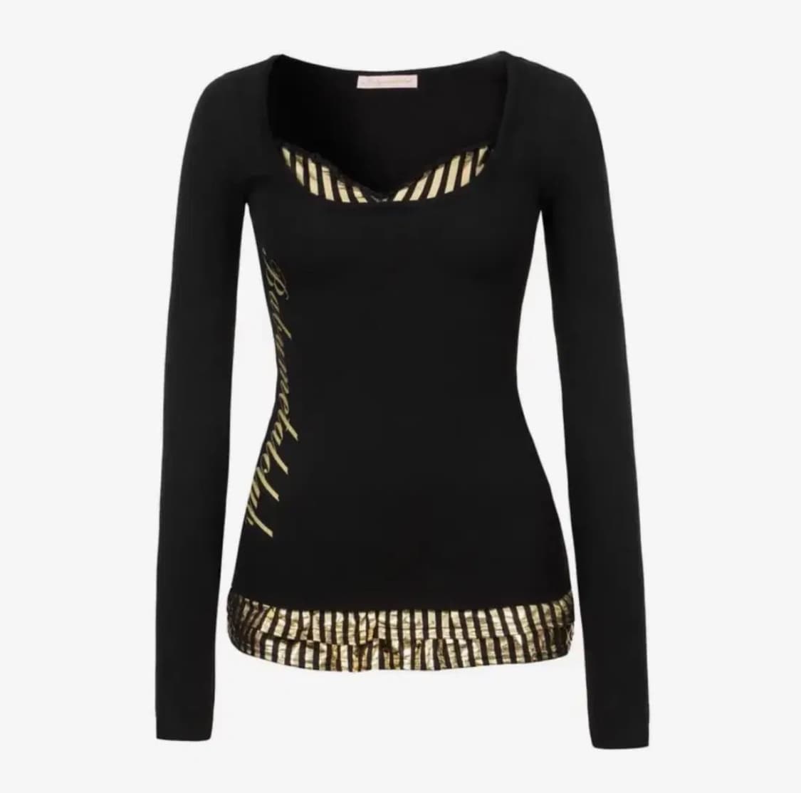 베이비메탈클럽 디스코 프릴 탑 갸루 상품이미지1