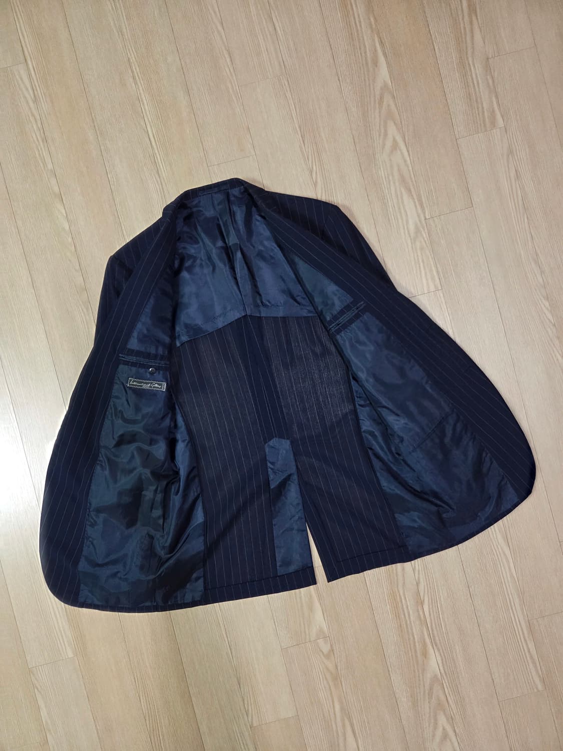 인터네셔널 갤러리 빔즈 네이비 스트라이프 블레이져 상품이미지6