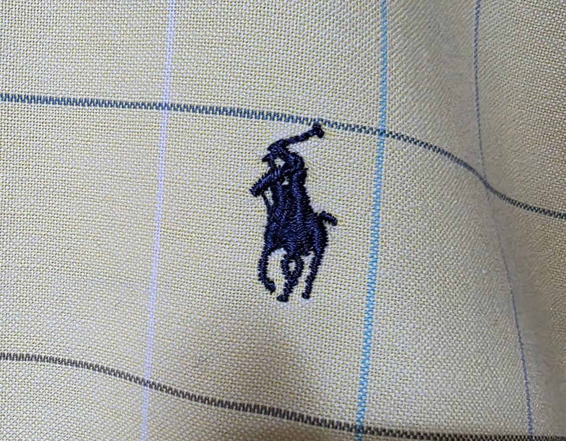 민트급 폴로 랄프로렌 레몬 윈도우체크 셔츠 (아메카지 스타일) 상품이미지5