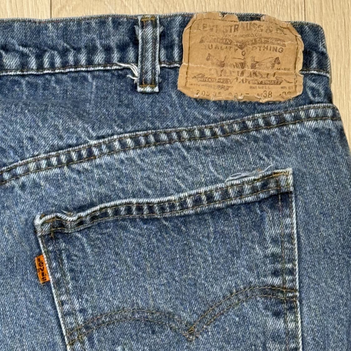 리바이스 505 20505 0217 80s USA 오렌지탭 빈티지 청바지 상품이미지6