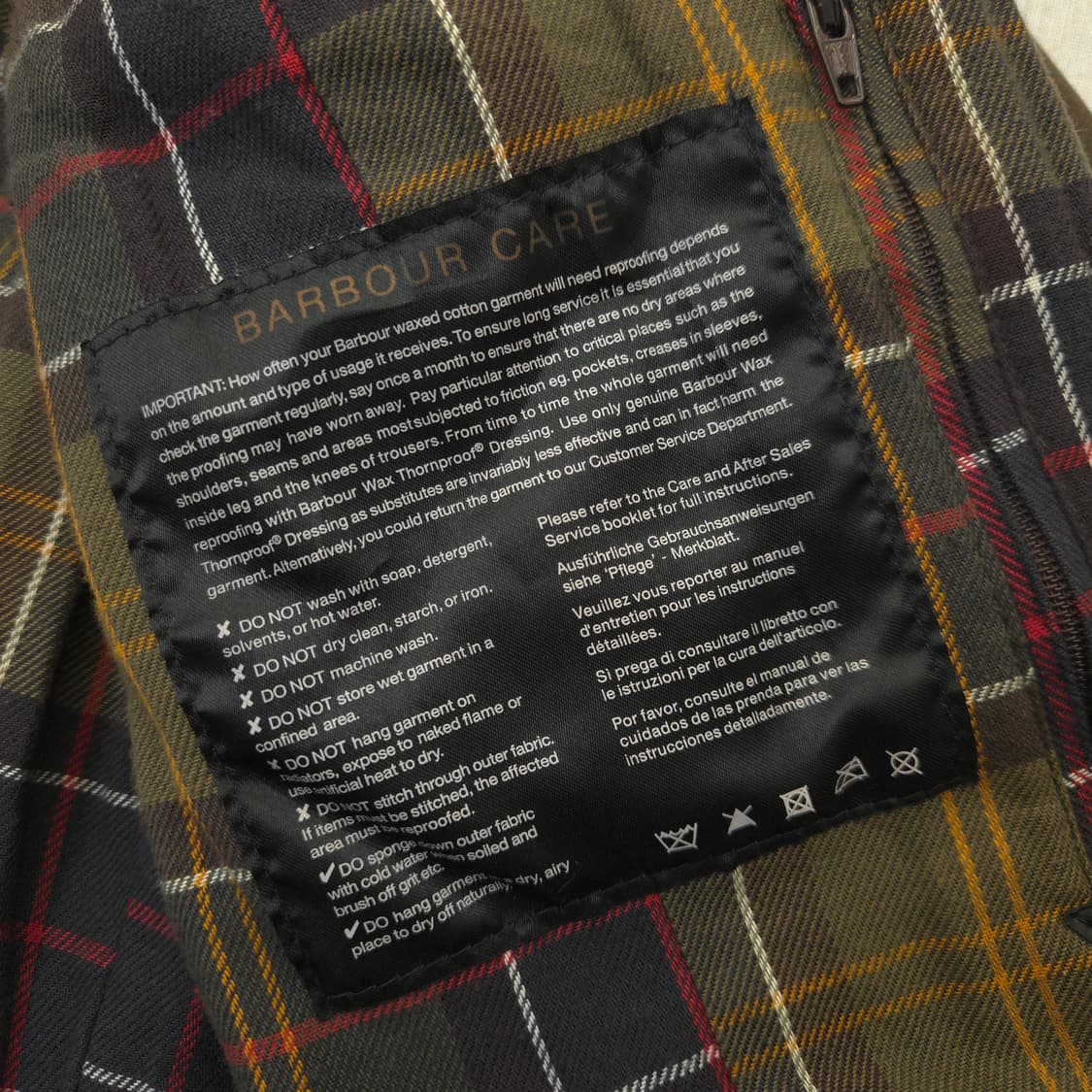 바버 퀼팅 자켓 브라운 여성 상품이미지7