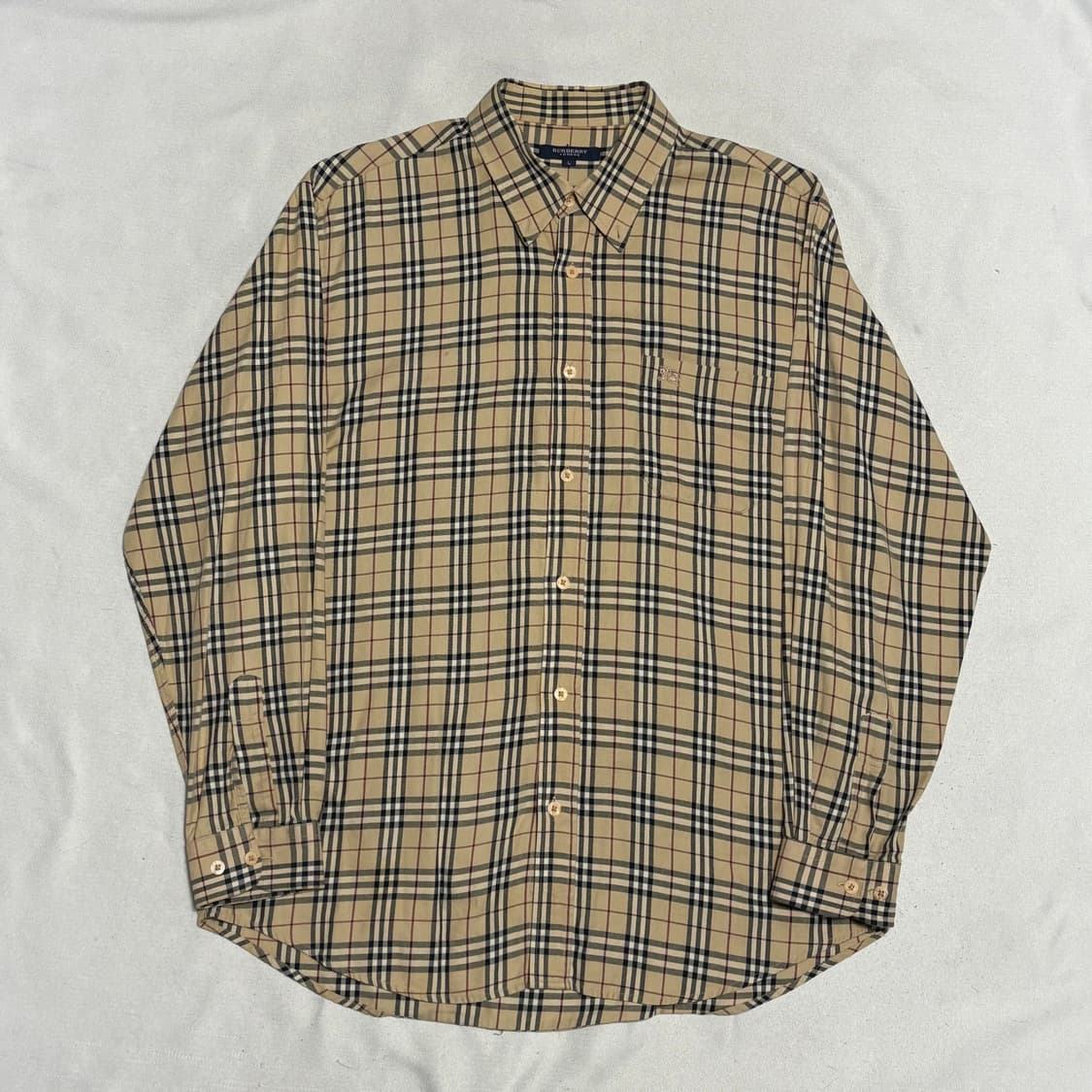 L 버버리 원포켓 노바체크 셔츠 상품이미지2