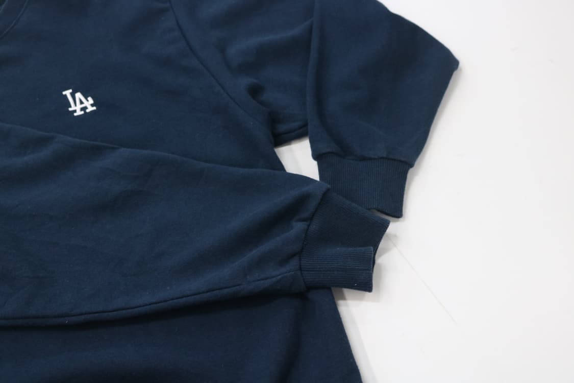 MLB 엠엘비 LA 다저스 빅로고 백프린팅 네이비 맨투맨 M 상품이미지4