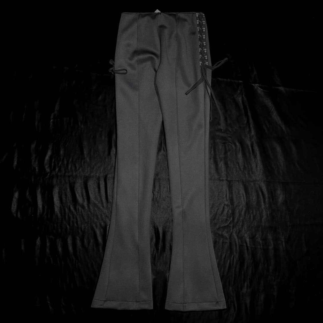 블루마린 레이스업 디테일 팬츠 상품이미지2