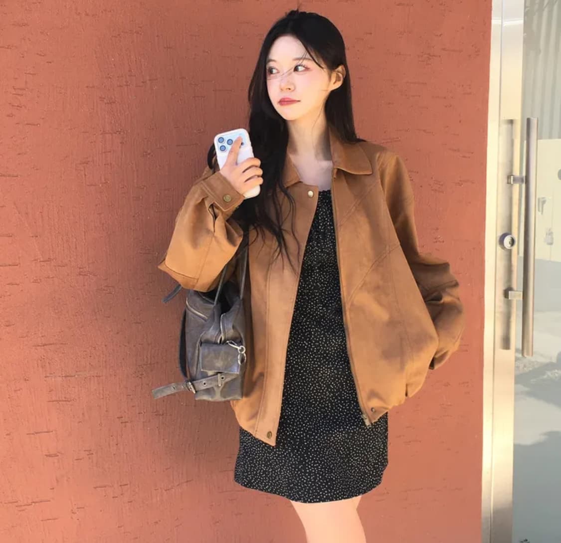 데이로제 고윤정자켓/스웨이드자켓 상품이미지1