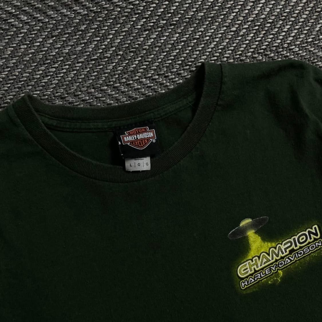 할리데이비슨 USA 오리지널 로스웰 뉴멕시코 반팔 티셔츠o 4915 상품이미지3