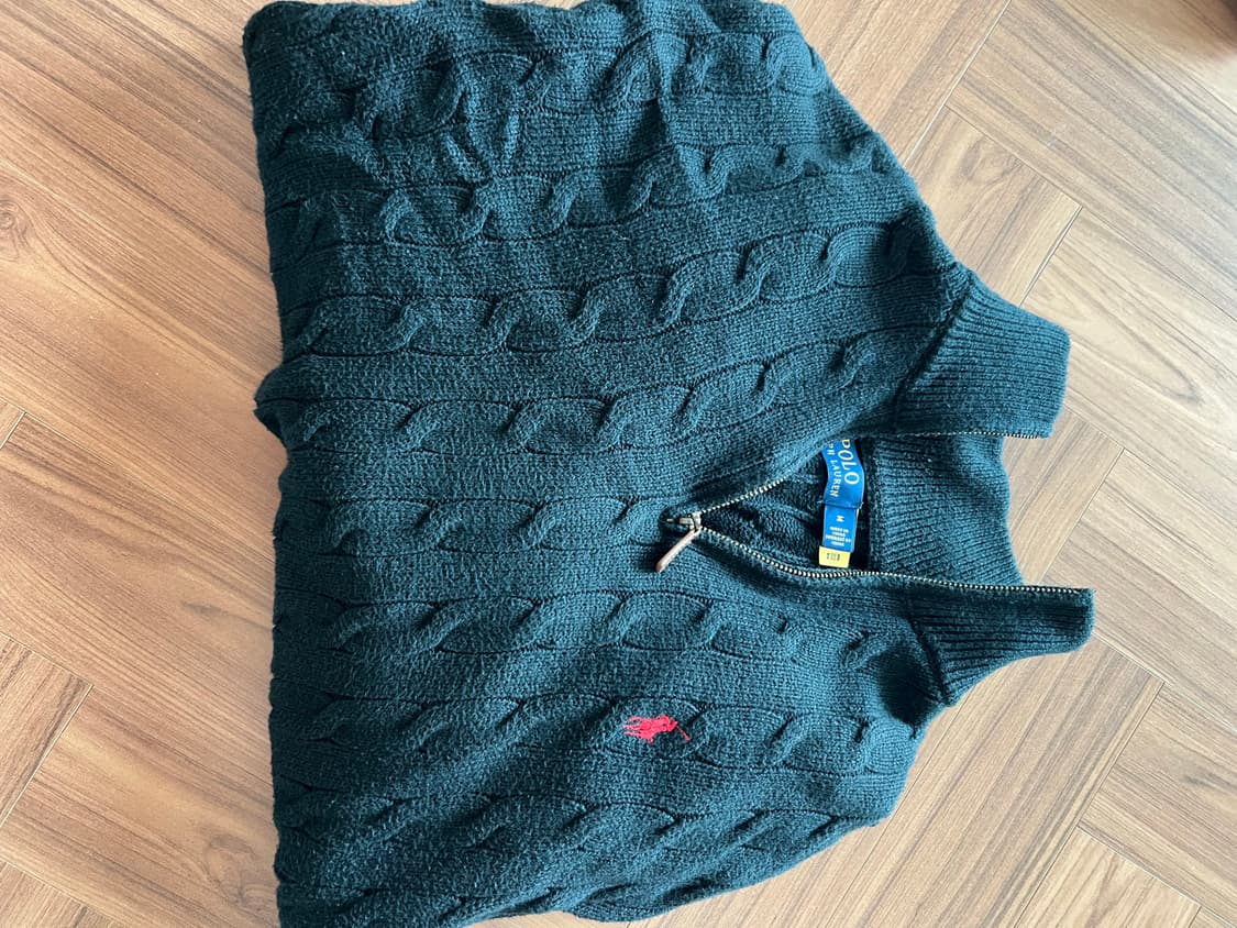 폴로 꽈베기 하프집업 블랙 정품인증 ! 상품이미지2