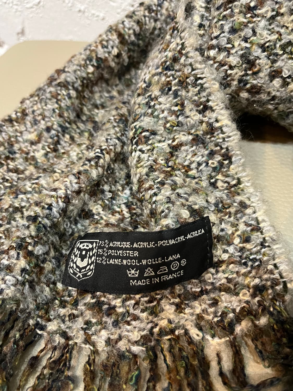 Made in FRANCE 빈티지 머플러 상품이미지2