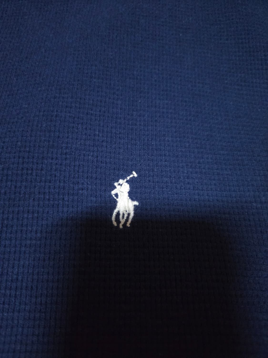 폴로 랄프로렌 와플 롱슬리브 티셔츠 (네이비) 상품이미지5