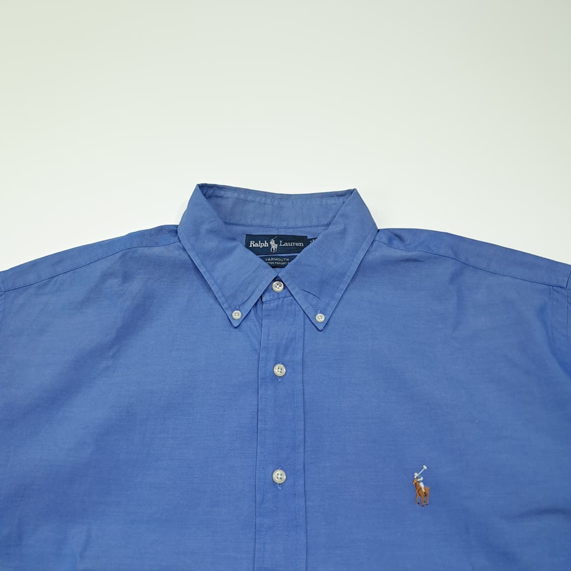 CK125 2XL 폴로 90s 홍콩판 멀티포니 블루 셔츠 남방 상품이미지2