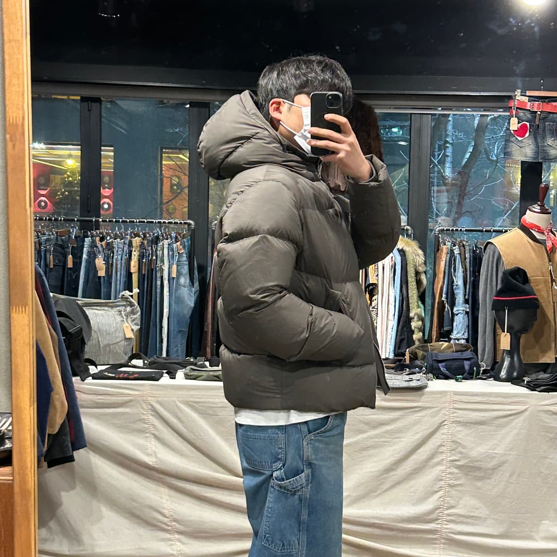 L) 빔즈 BEAMS by GF 오리털 패딩 점퍼 상품이미지10