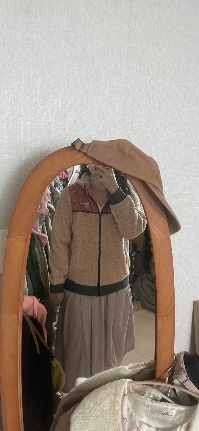 모리걸 빈티지 티티카카 핑크 배색 플리스 자켓 💗💛 상품이미지6