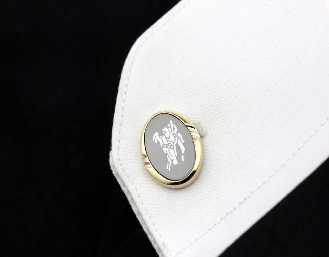 버버리 5.3cm A등급 남자 명품 넥타이핀 커프스 세트 상품이미지10