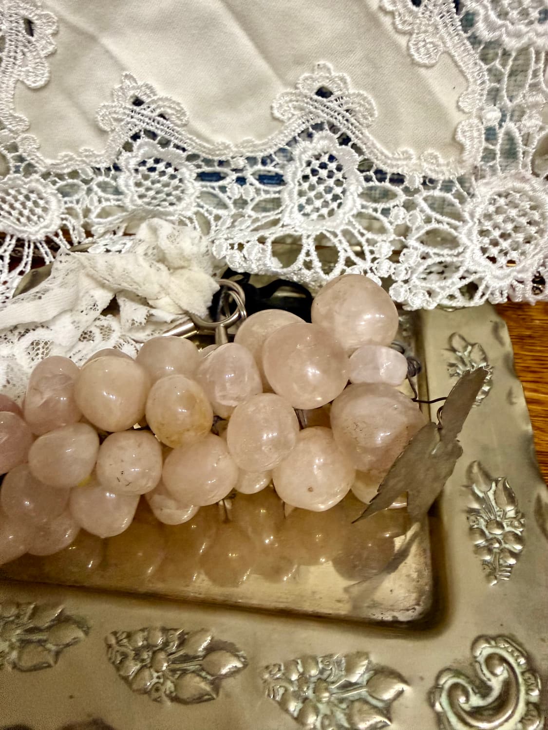 프랑스 빈티지 대리석 포도 오브제 상품이미지3