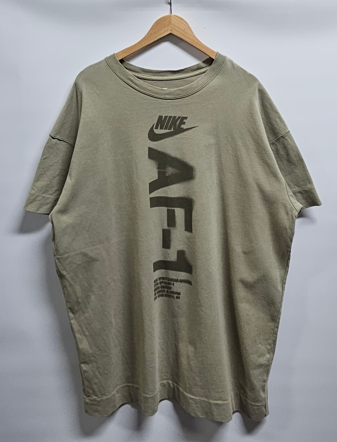 나이키 에어포스1 오버핏 반팔티셔츠 2XL 상품이미지1