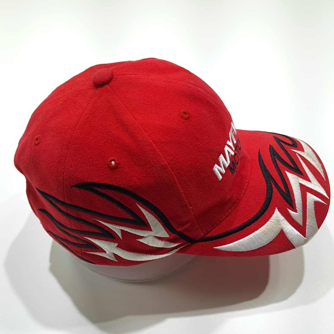 아메리칸 니들 메이플라워 모터스포츠 불꽃 레드 볼캡 모자 P2098 상품이미지4