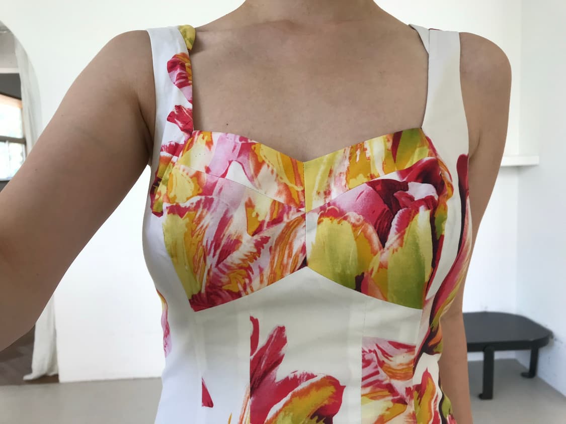 vintage flower pattern one-piece 상품이미지4