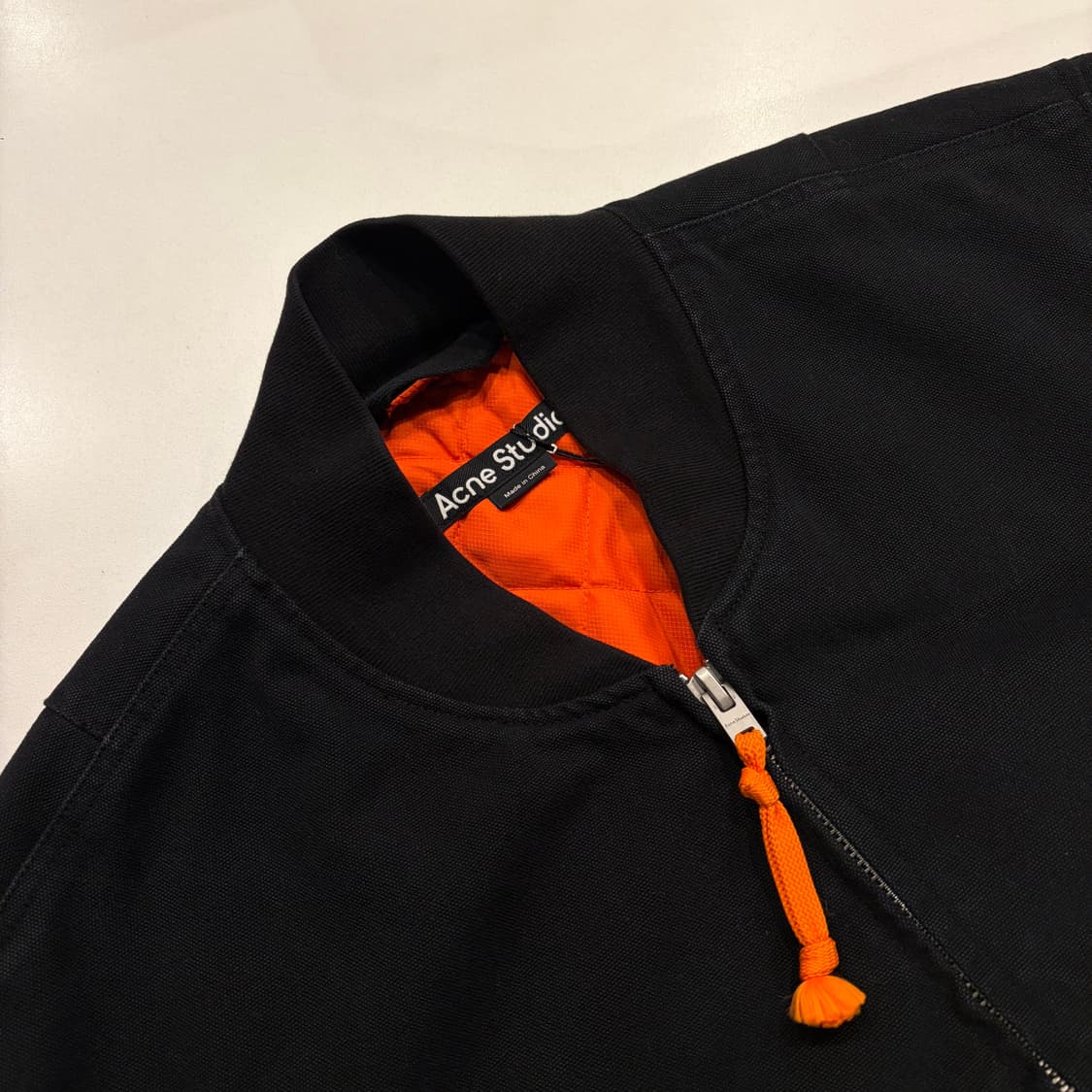 [M]  22FW 아크네 스튜디오 블랙 봄버 코튼 워크 자켓 B935 상품이미지3