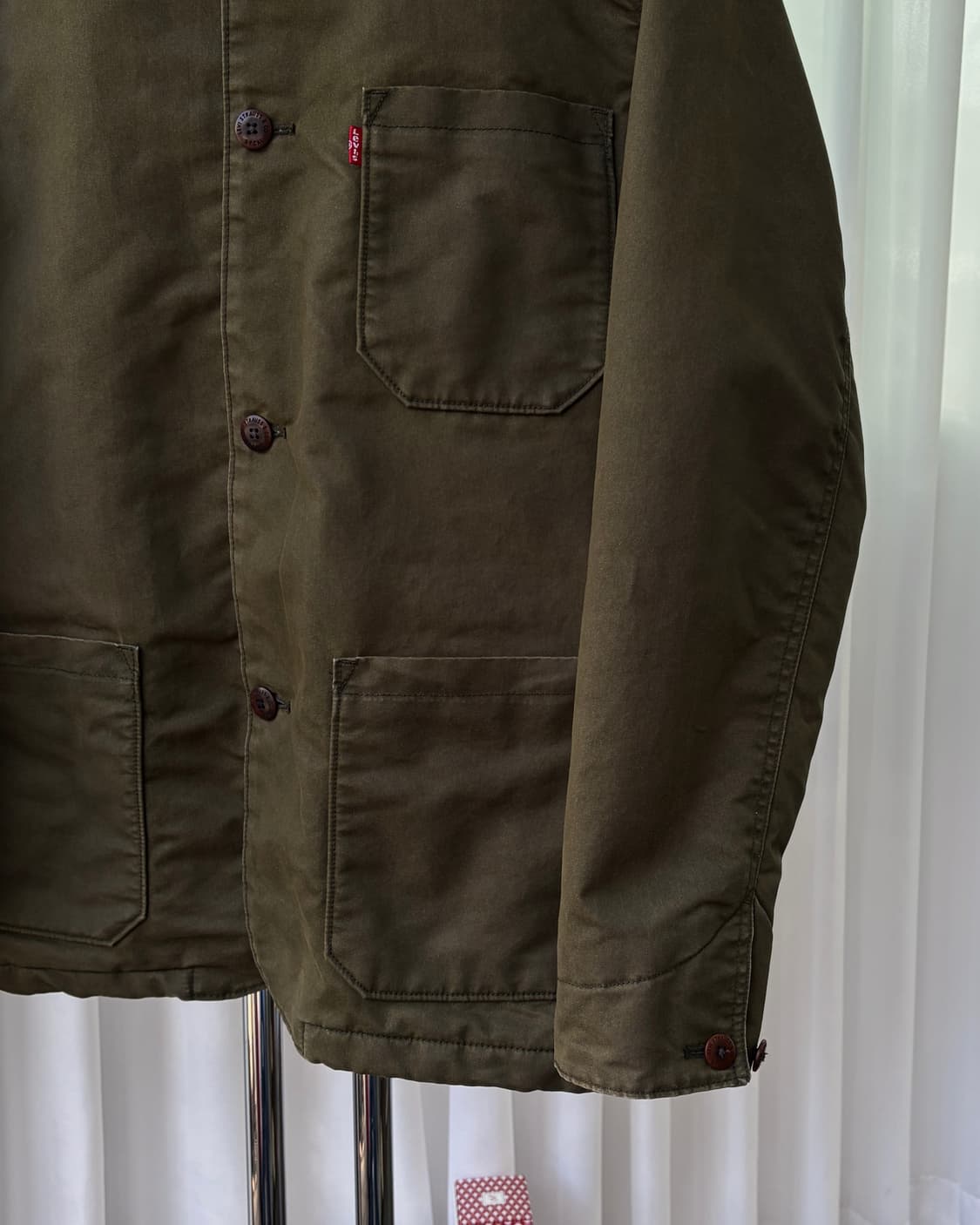 [L]리바이스 Levi's 왁스 올리브 엔지니어 워크 자켓 상품이미지5