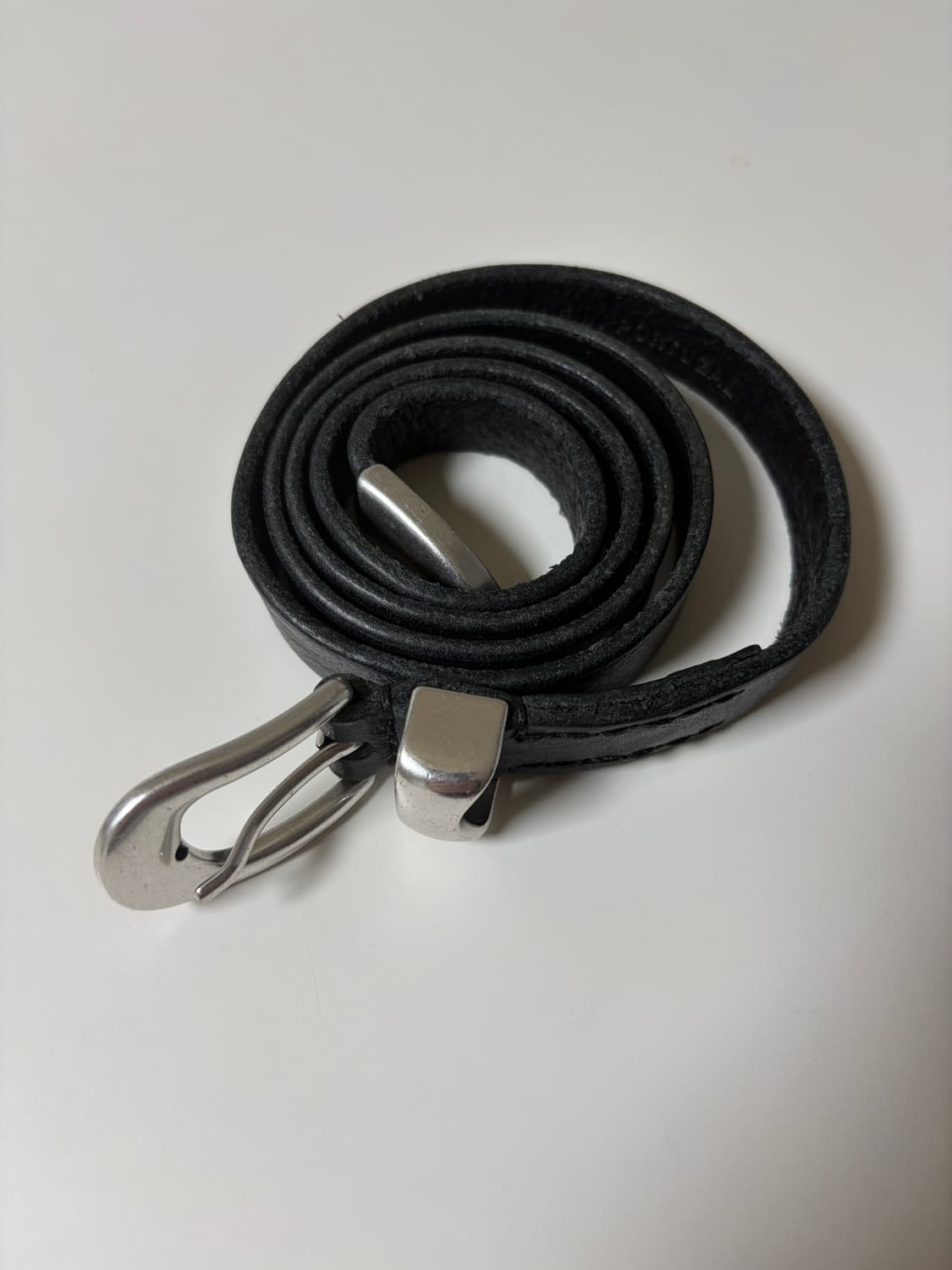 아워레가시 벨트 2cm 레더 블랙 (사이즈 90) 상품이미지3