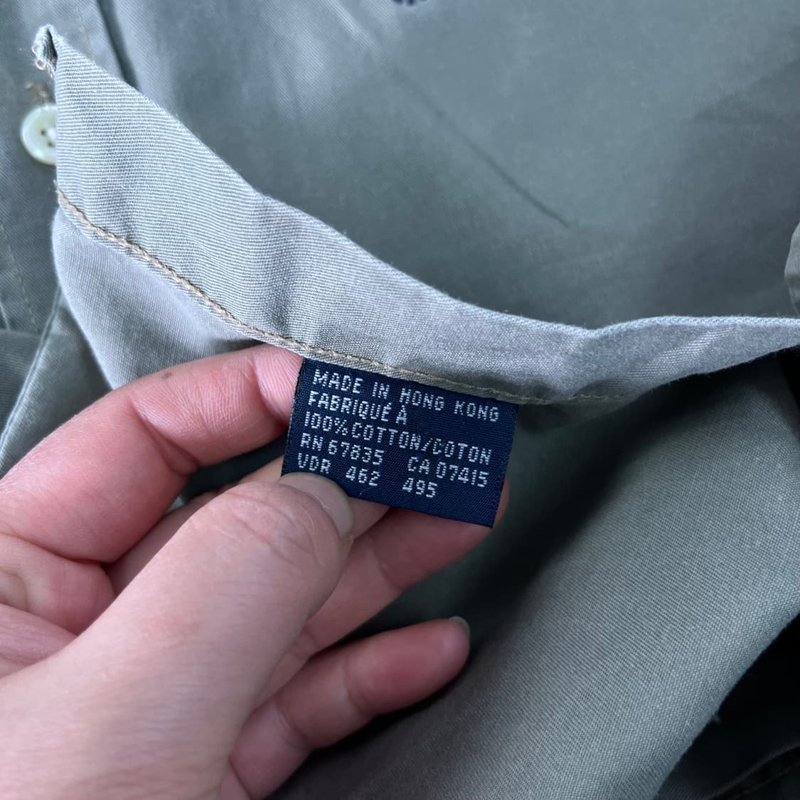 95 폴로랄프로렌 코튼 카키 셔츠  상품이미지7