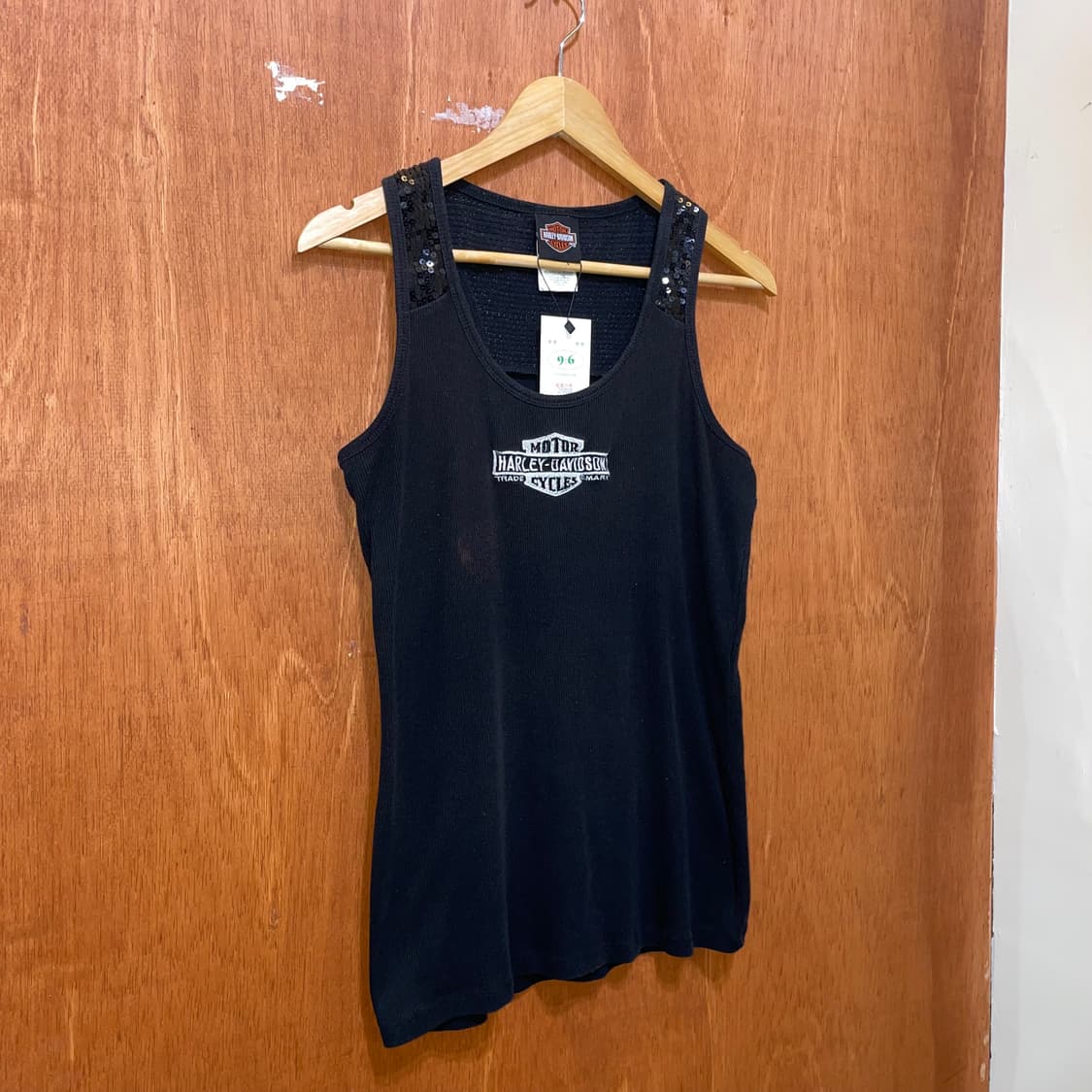 (XL) Harley Davidson 할리 자수 슬리브리스 나시 상품이미지3