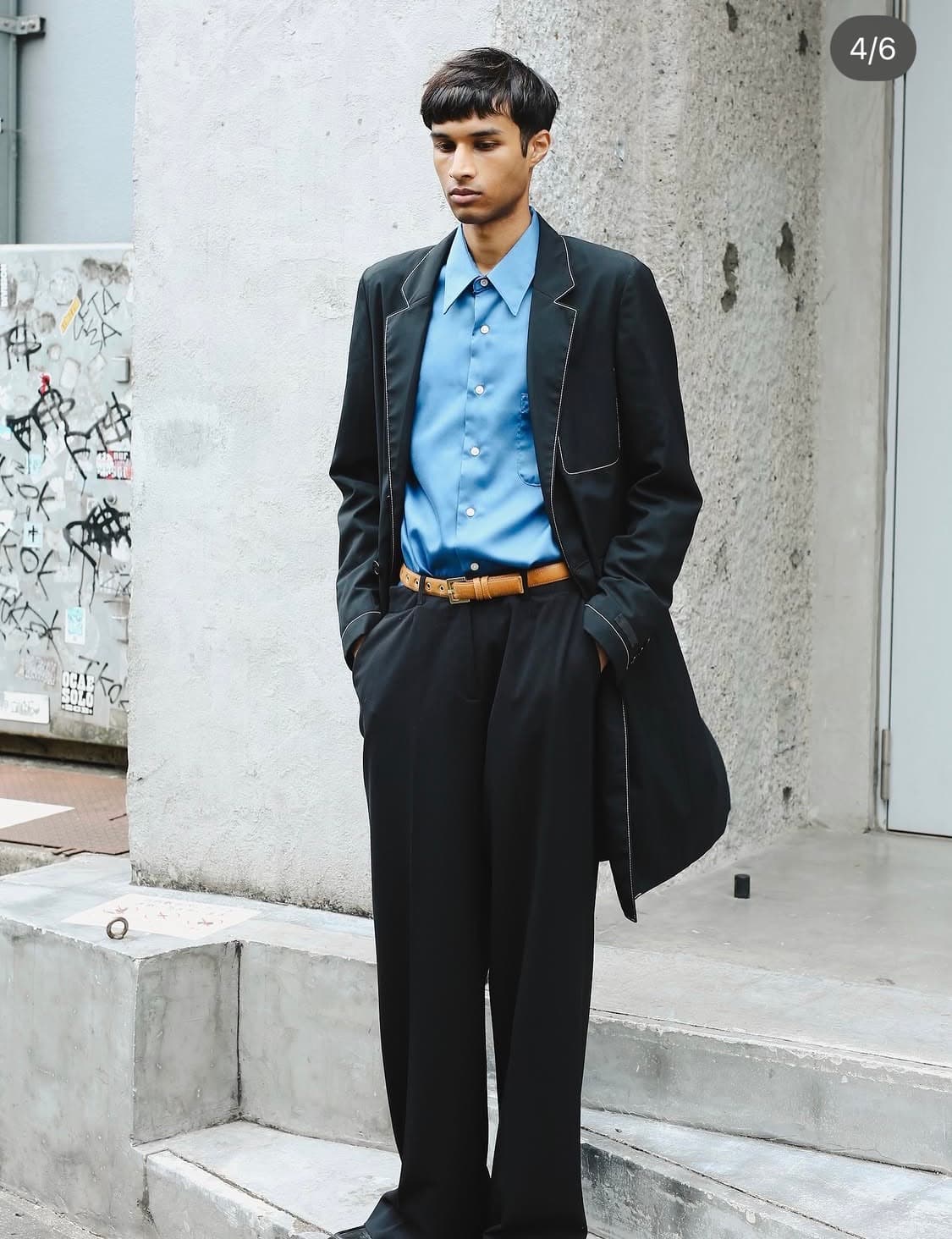 프라다 스티치 코트 상품이미지6