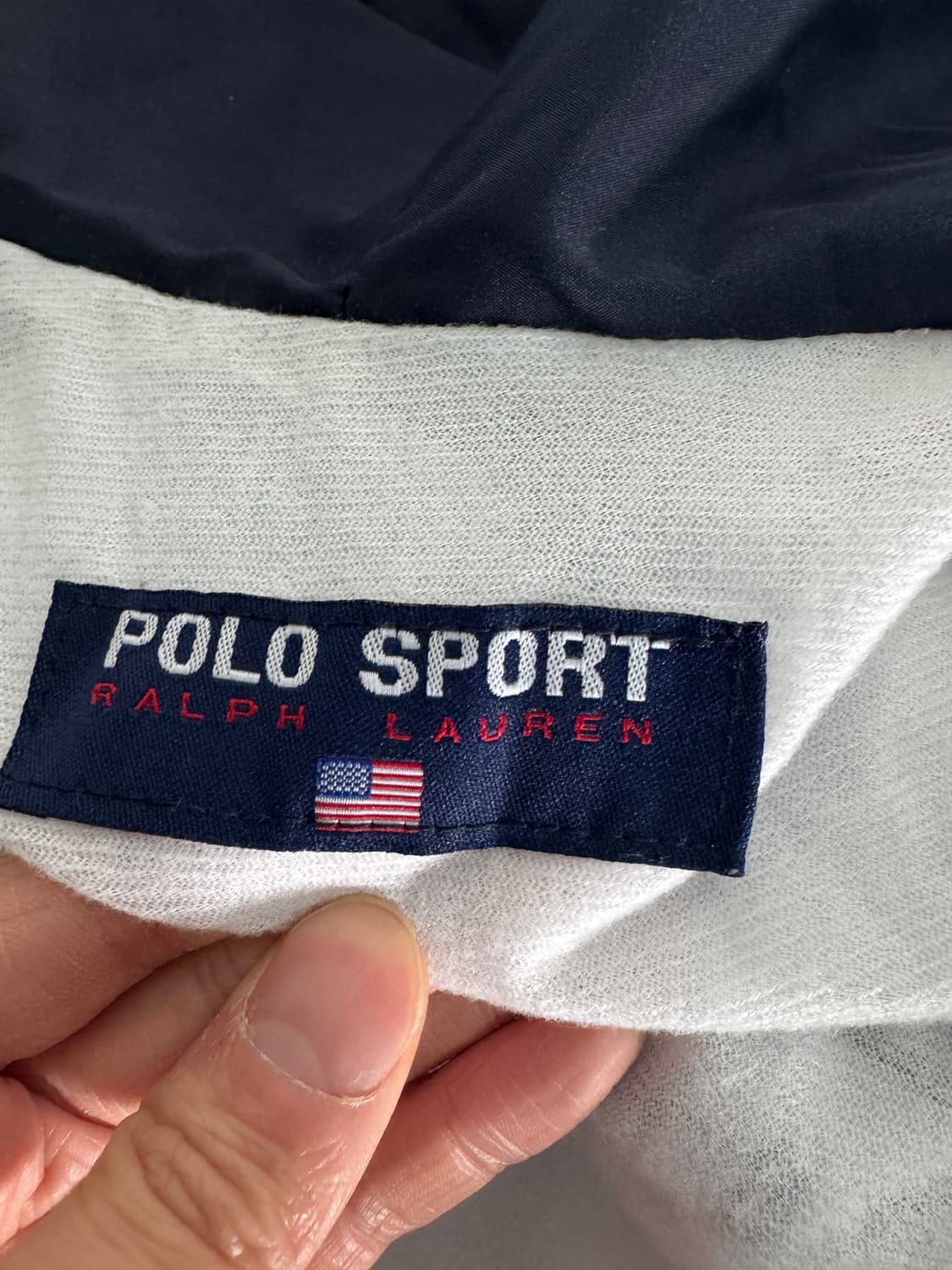 폴로 랄프로렌 스포츠 올드스쿨 뒷 로고 후드 바람막이 상품이미지6