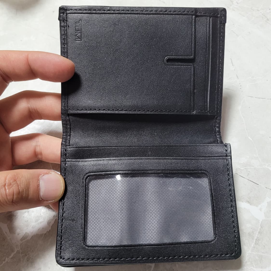 정품 투미 블랙 명함 지갑 상품이미지8