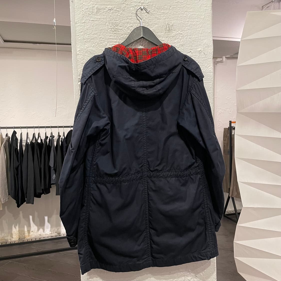 꼼데가르송 옴므 안감 디테일 파카 상품이미지3