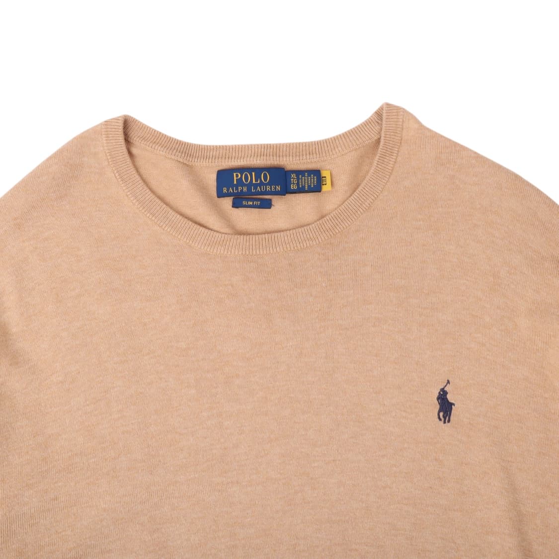 폴로 랄프로렌 qr 베이지 라운드 니트 상품이미지2