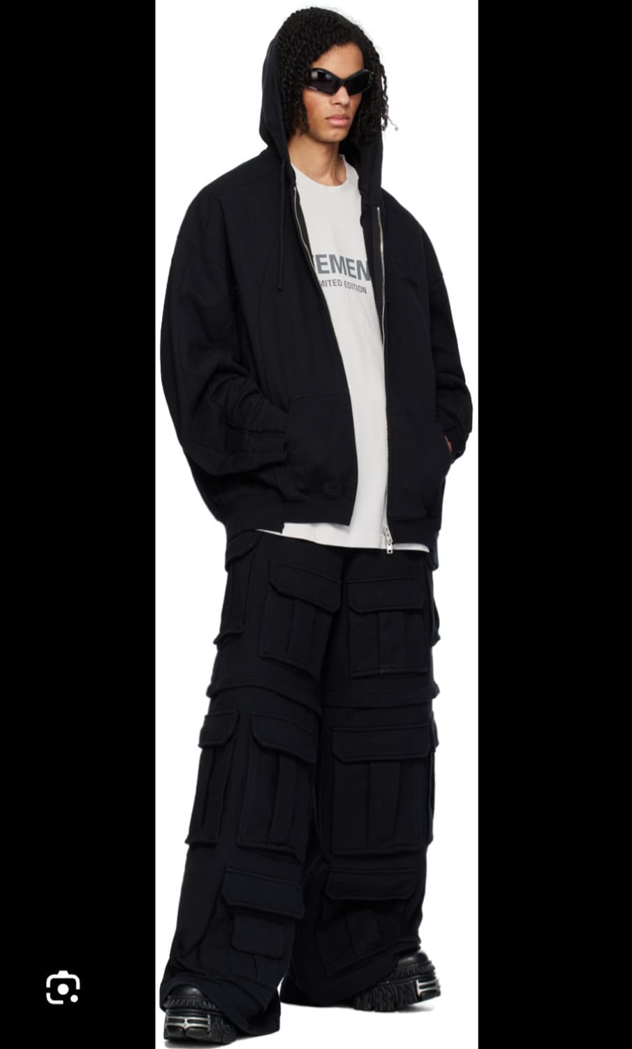 베트멍 멀티 카고 포켓 팬츠 와이드 바지 상품이미지3