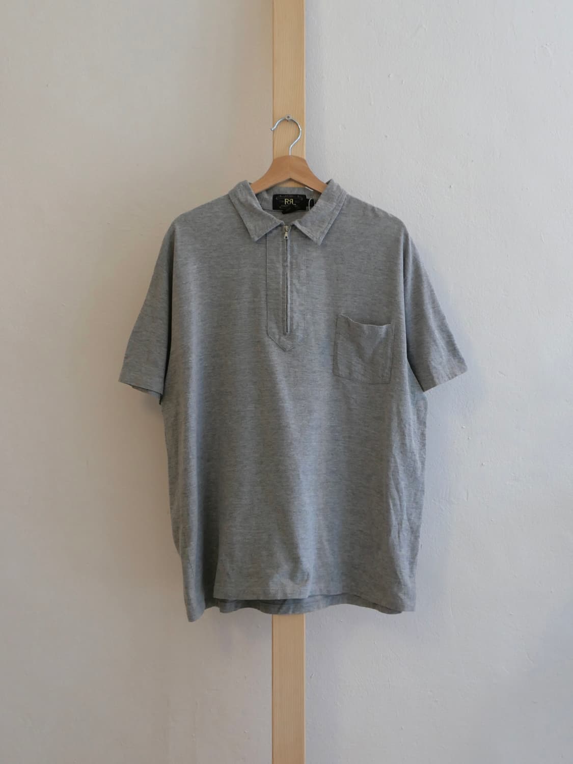 RRL 하프 집 폴로 셔츠 상품이미지1