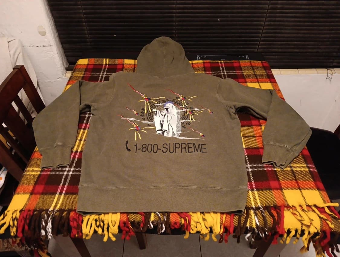 19FW 슈프림 1-800 후드티 상품이미지1