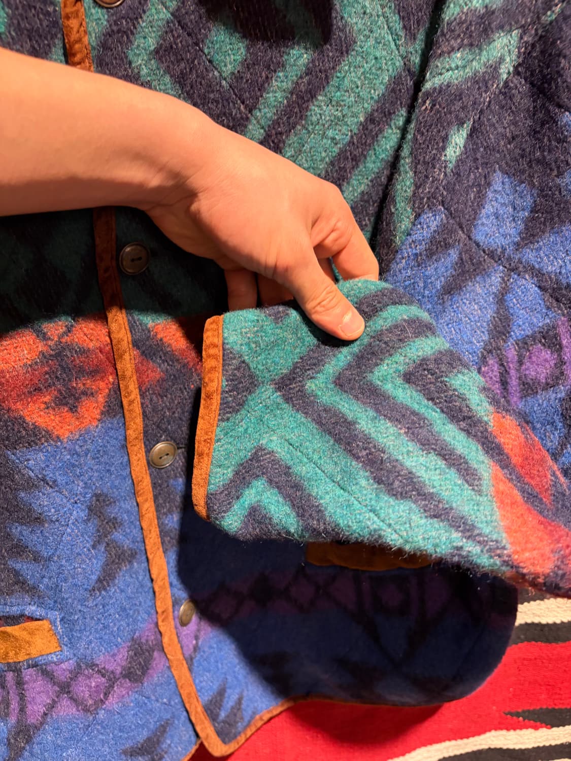 90s Foxrun navajo jacket / 네이티브 웨스턴 자켓 상품이미지6